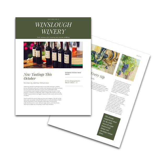 Winery Newsletters