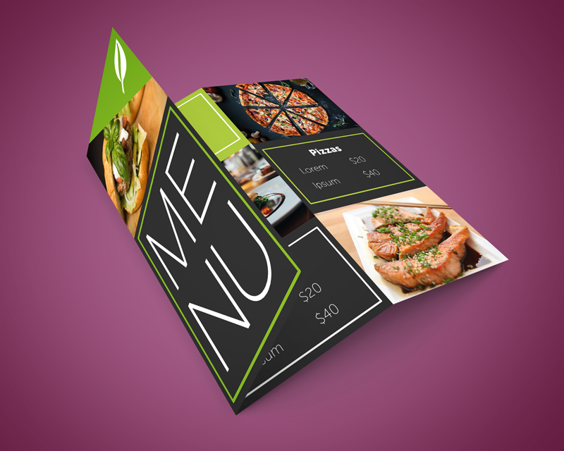 Free 11x17 z-fold brochure template and design samples.
