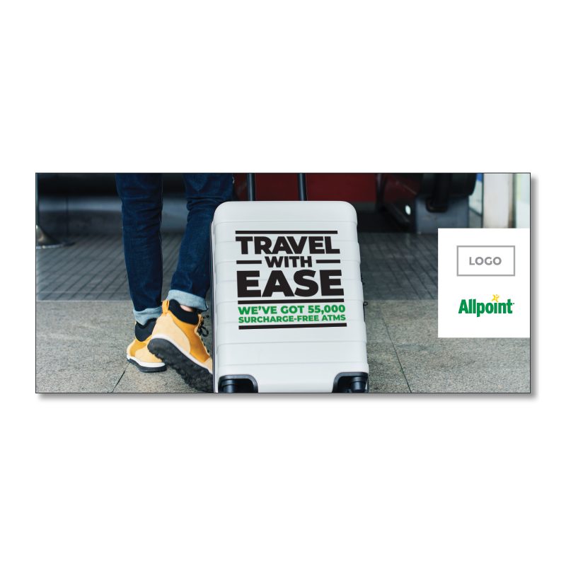 Travel with Ease - Print (9x4)