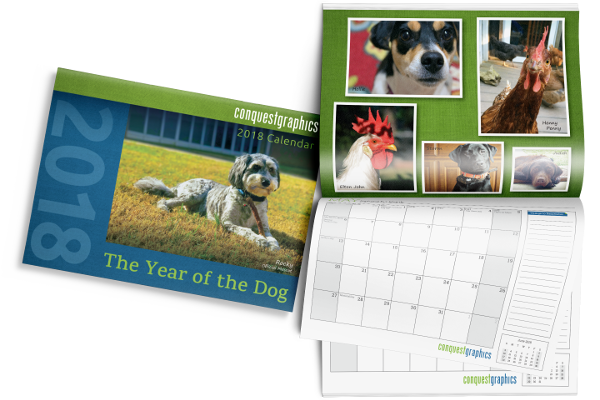 2018 Pets of Conquest Graphics Calendar