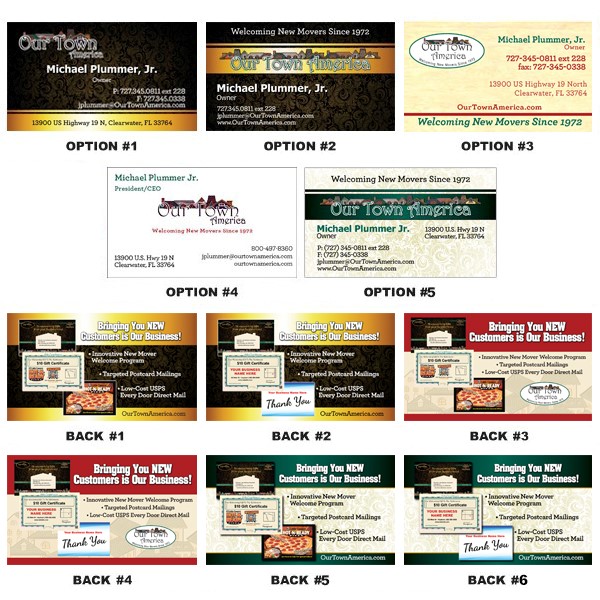 Our Town Business Cards