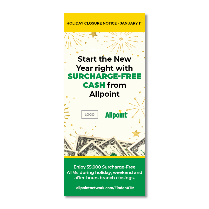 Happy New Year - Print (4x9)
