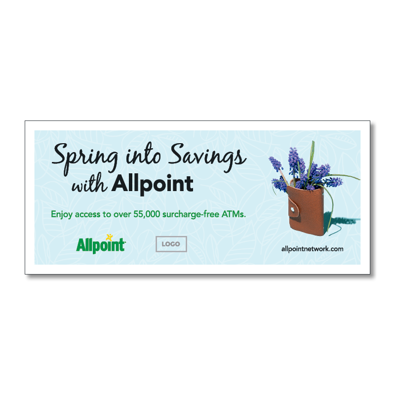 Spring into Savings - Wallet - Print (9x4)