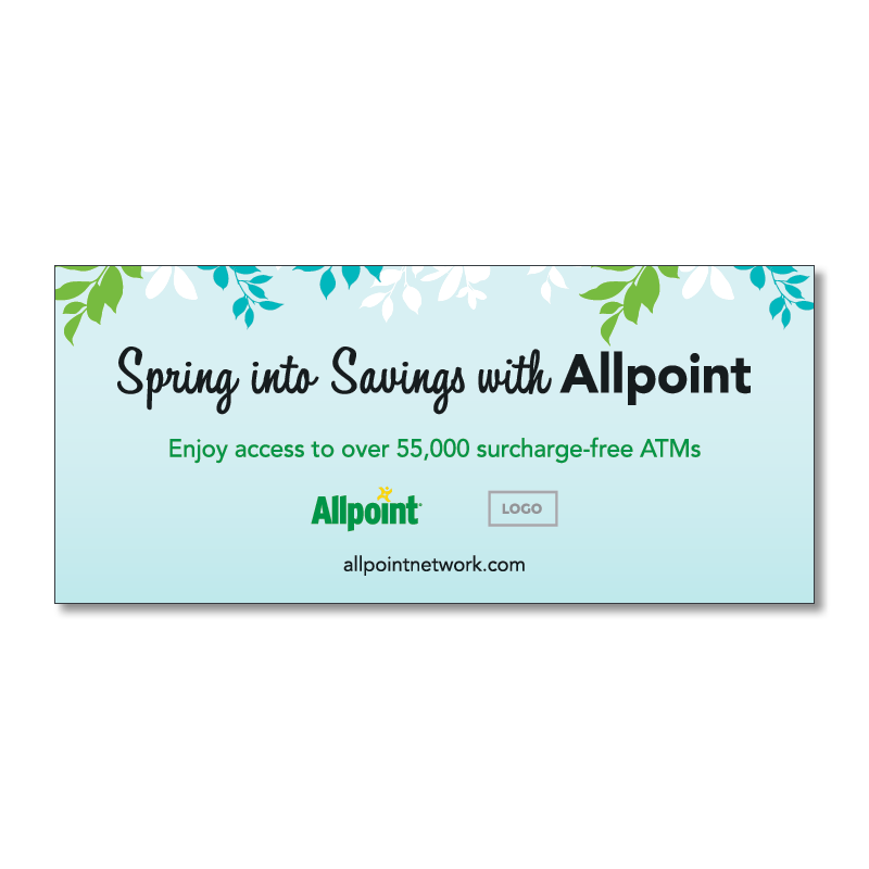 Spring into Savings - Print (9x4)