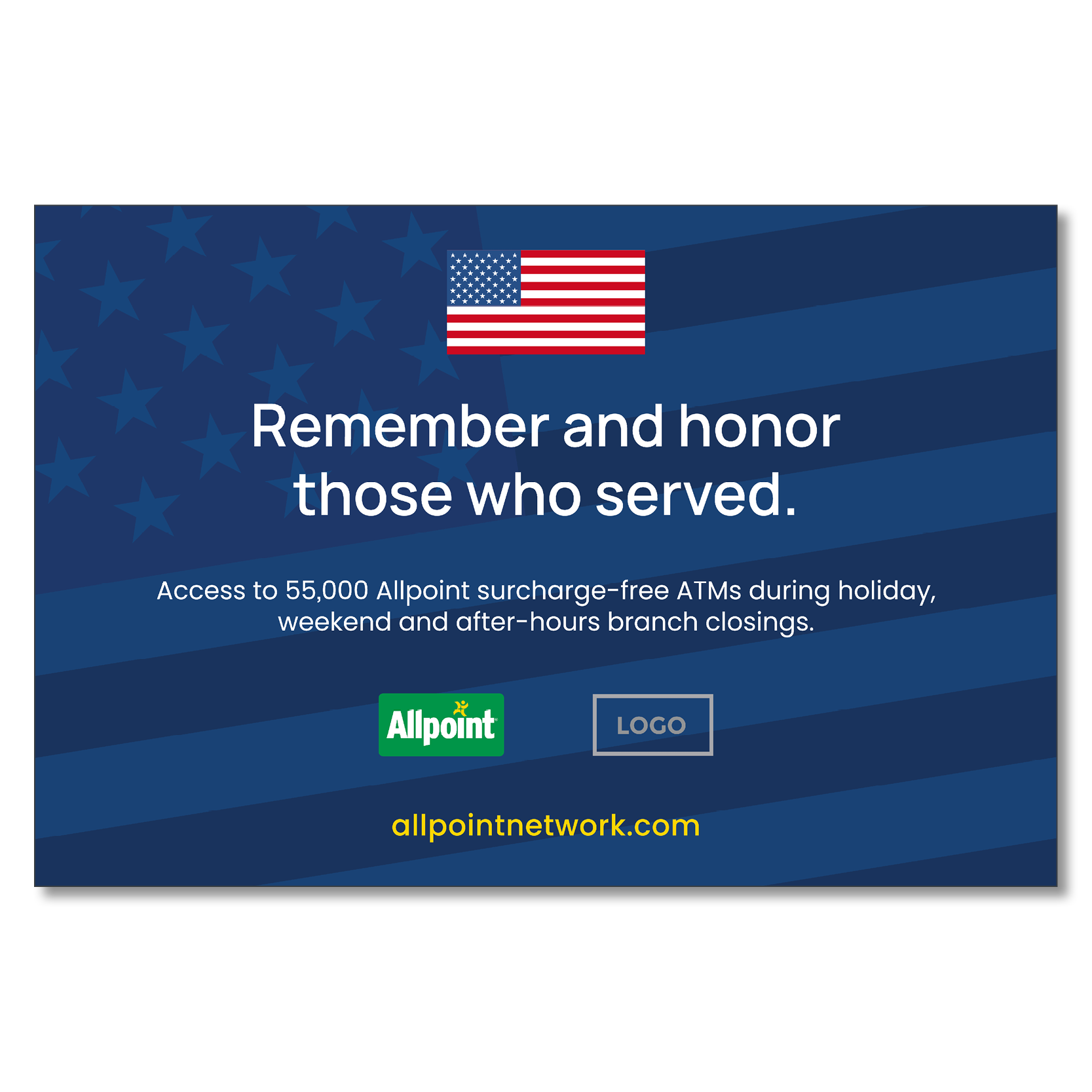 Allpoint - Veterans Day 18x12