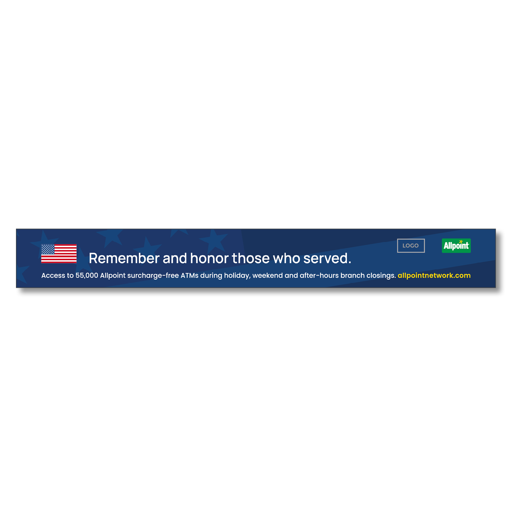 Allpoint - Veterans Day 728x90
