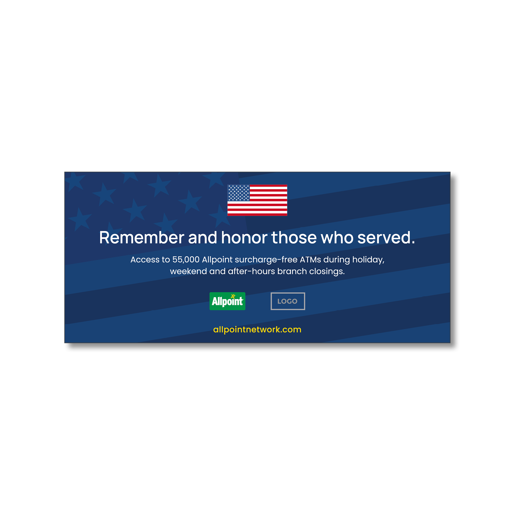 Allpoint - Veterans Day 9x4