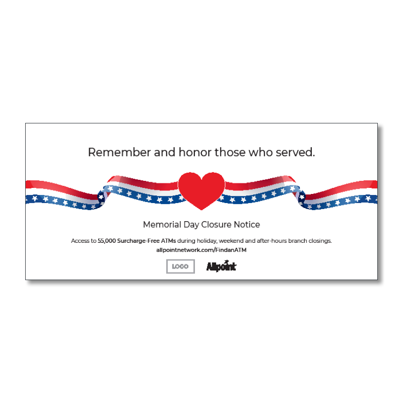 Memorial Day - Print (9x4)