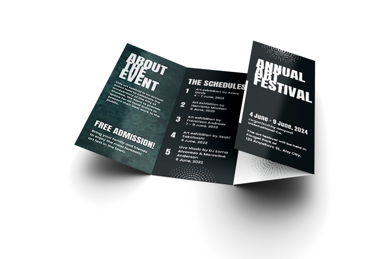 Art Festival Brochure