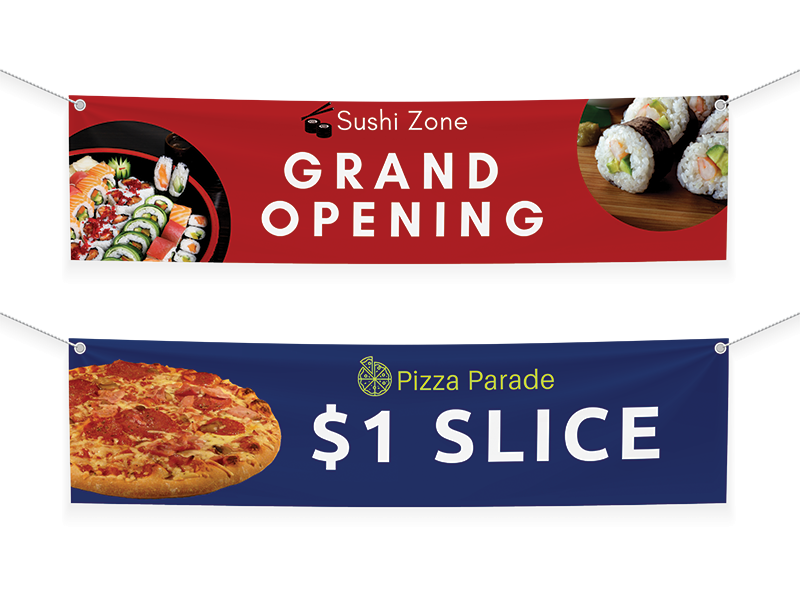 Banners for Restaurants