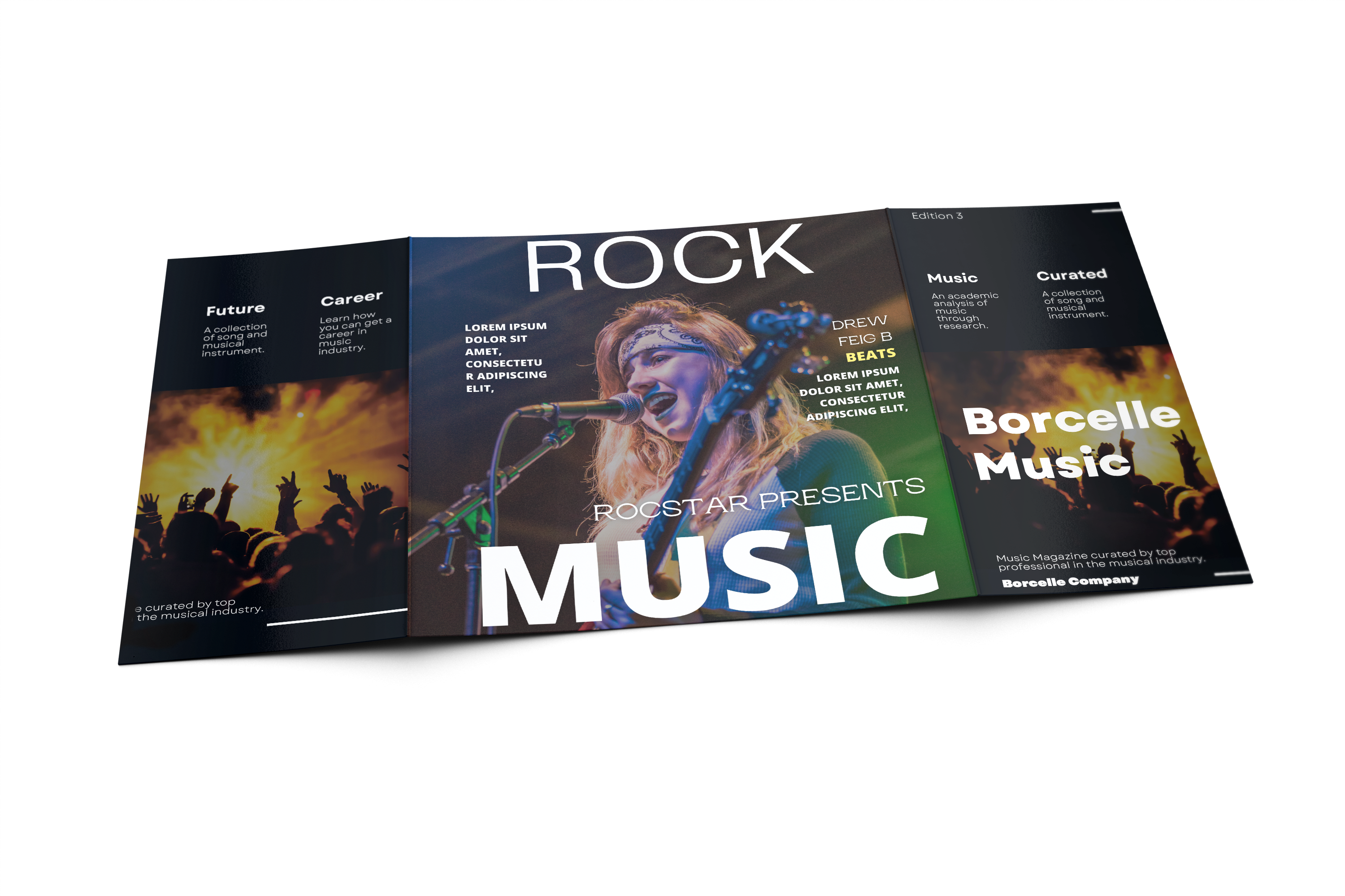 Brochures For Music Events