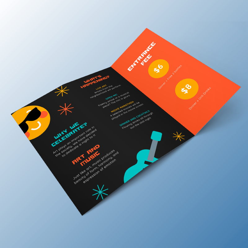 Event Brochure Content Design