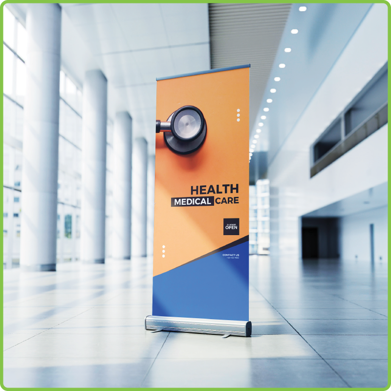 Eye-Catching Retractable Banner Design