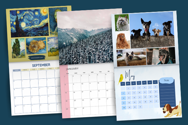 How much does it cost to print calendars?