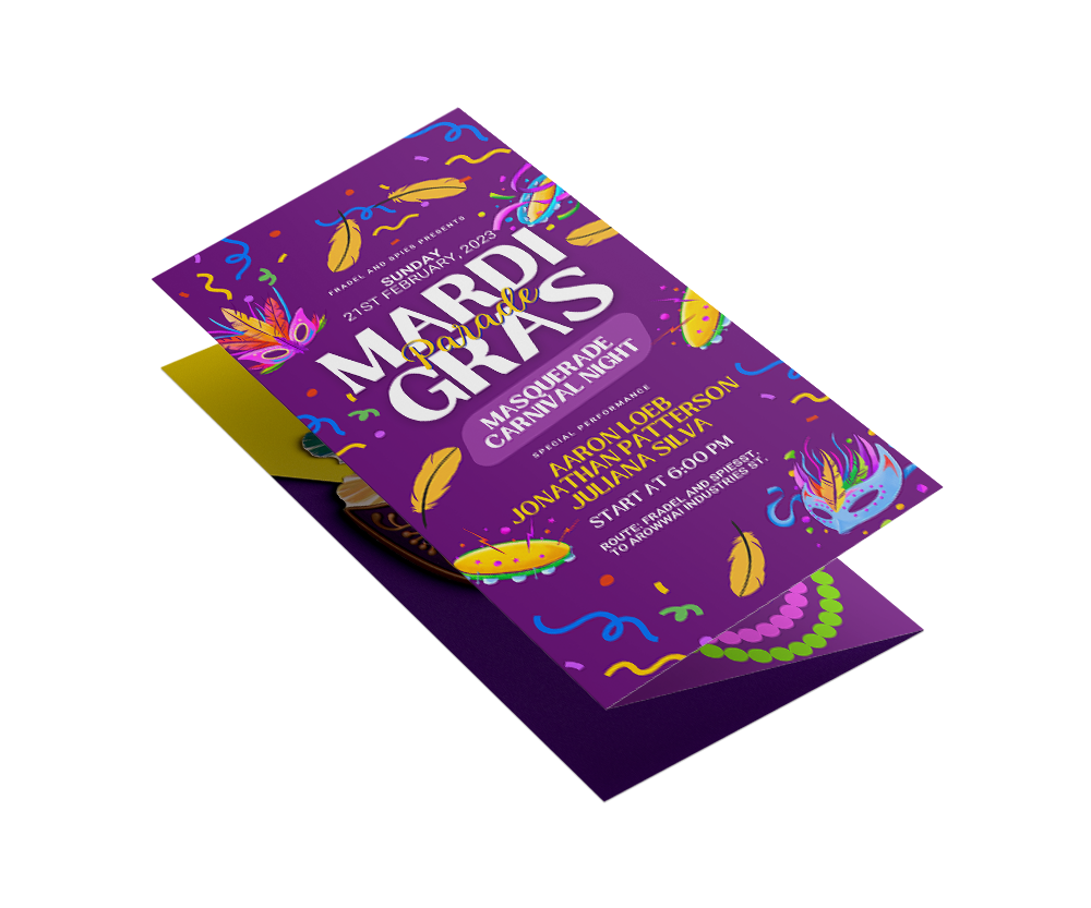 Mardi Gras Event Brochure