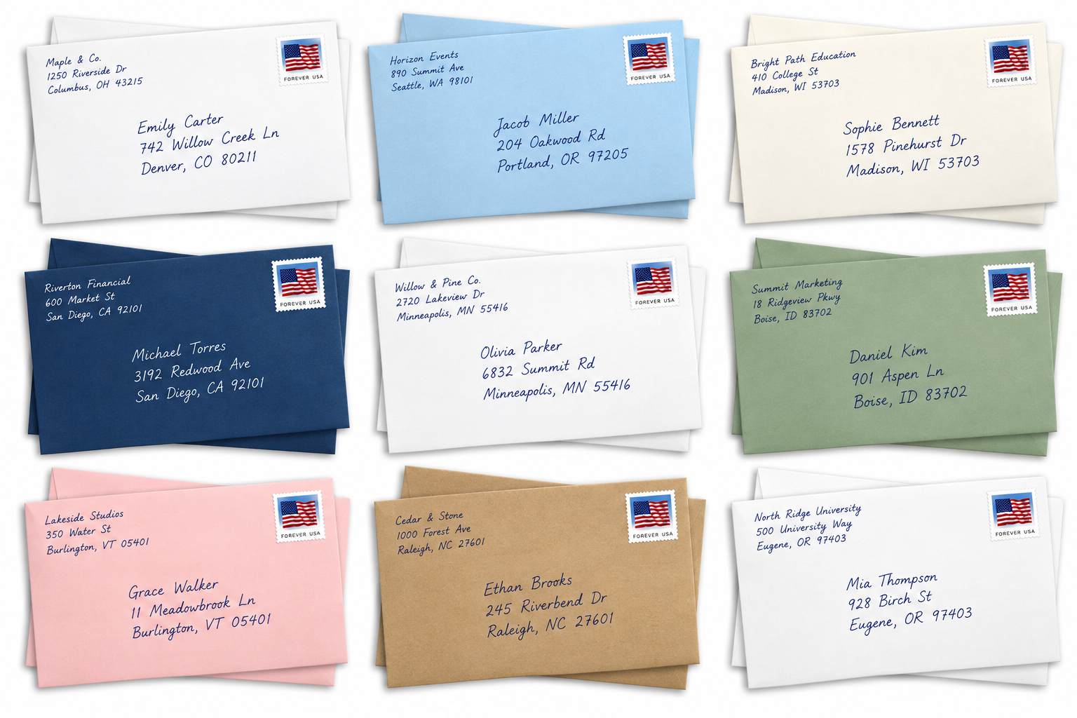 personalized enevlopes for direct mail campaigns