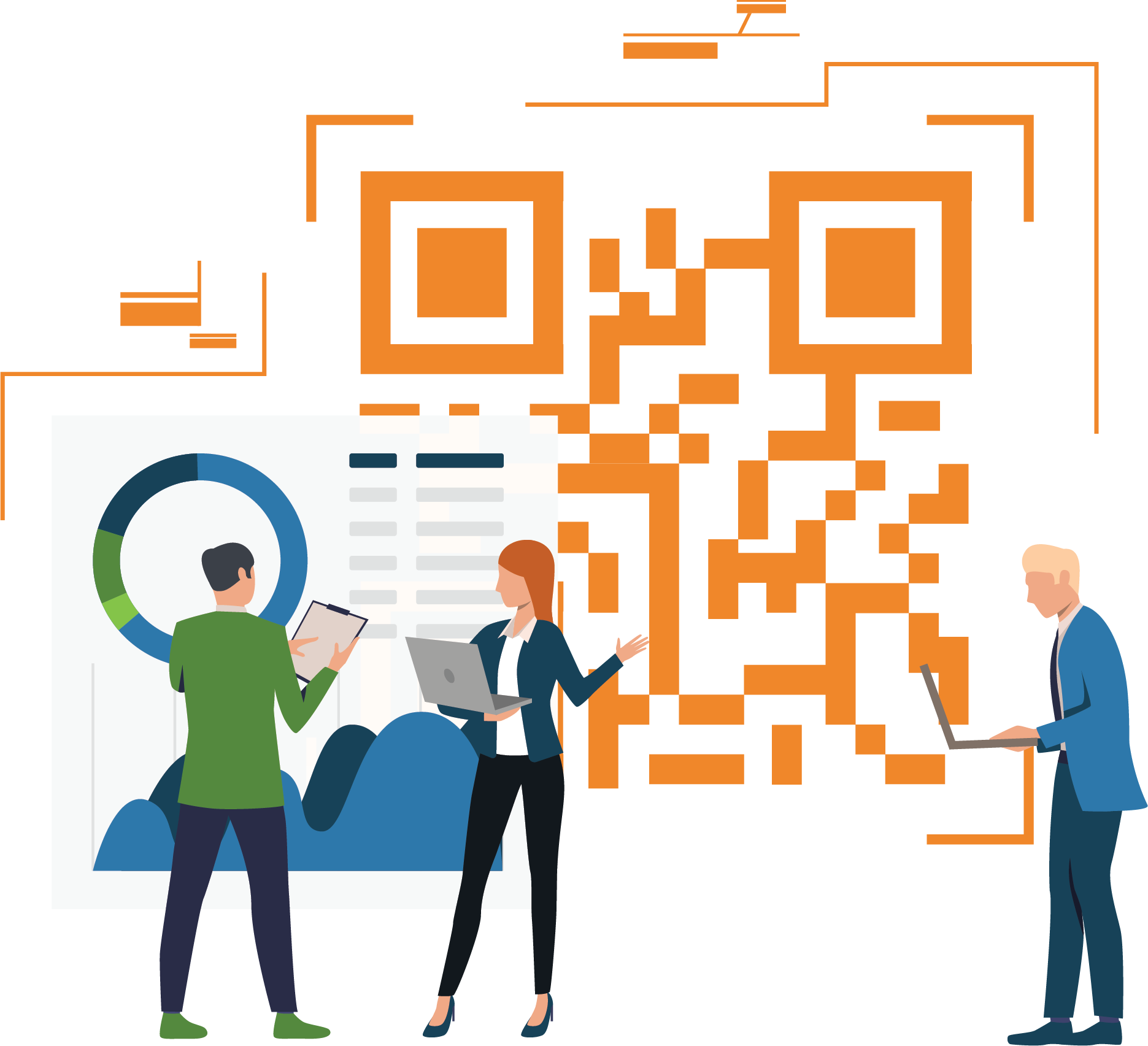 Use QR codes for direct mail tracking.