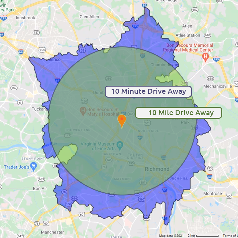 Radius vs Drive Time Mailing