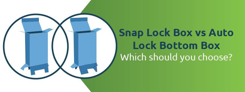Snap lock bottom box vs auto lock bottom box.
