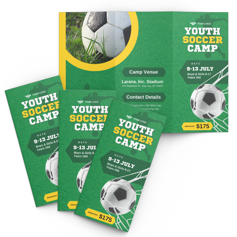 Soccer Camp - Sports Event Brochure Example
