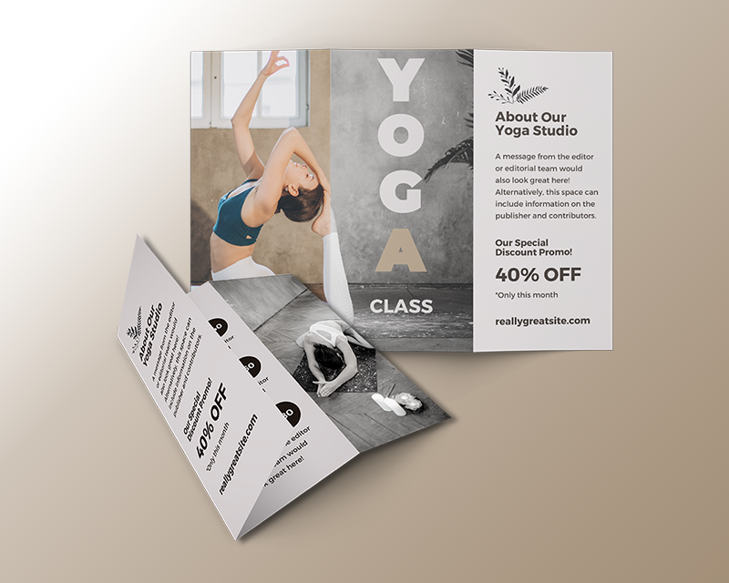 trifold brochure design