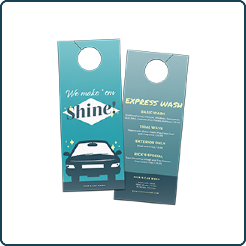 Types of Print Advertising - Door Hangers