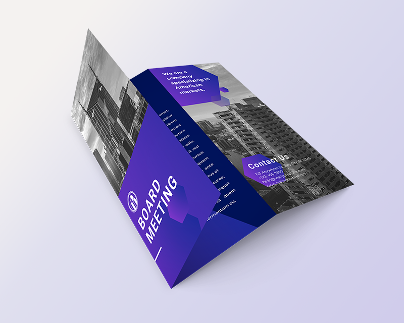 Z-Fold Brochure Design