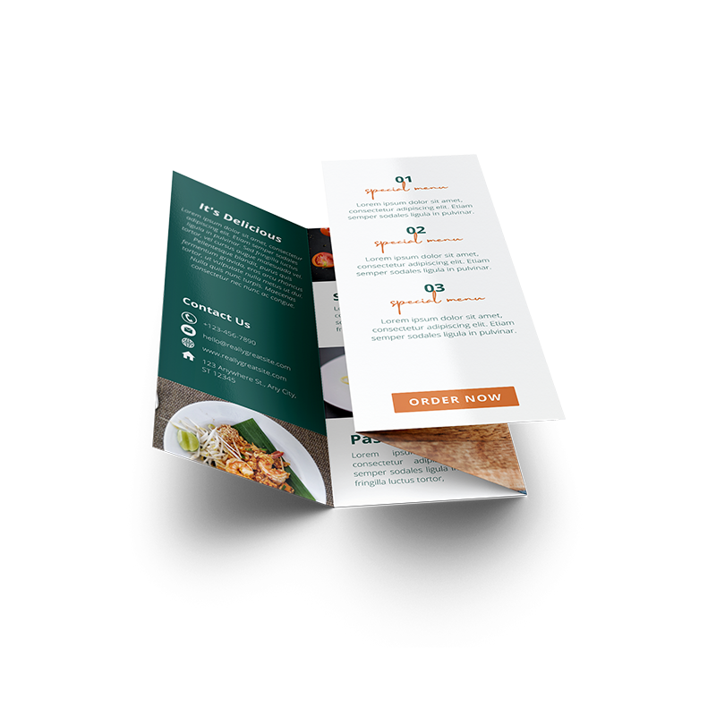 Menu Printing Services