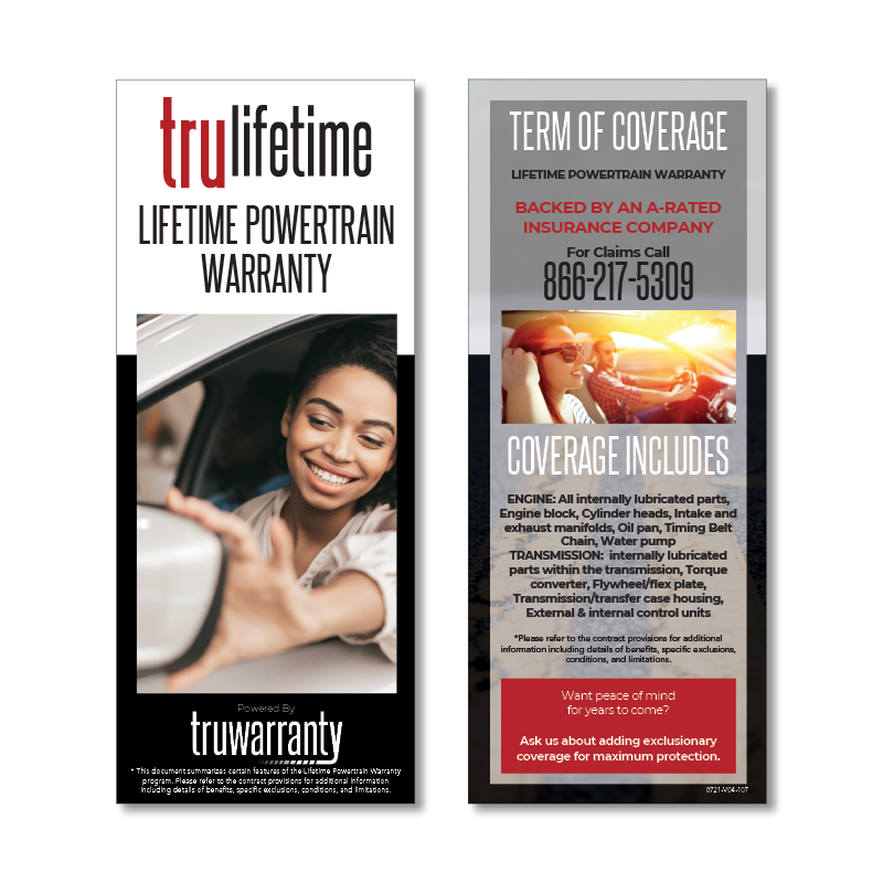 truWarranty - Rack Cards