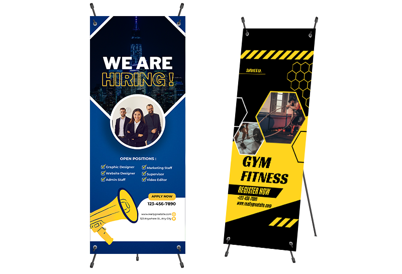1 X-Stand Banner