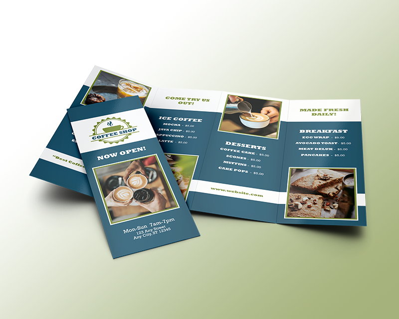 11x17 EDDM Double Parallel Fold Brochure Template