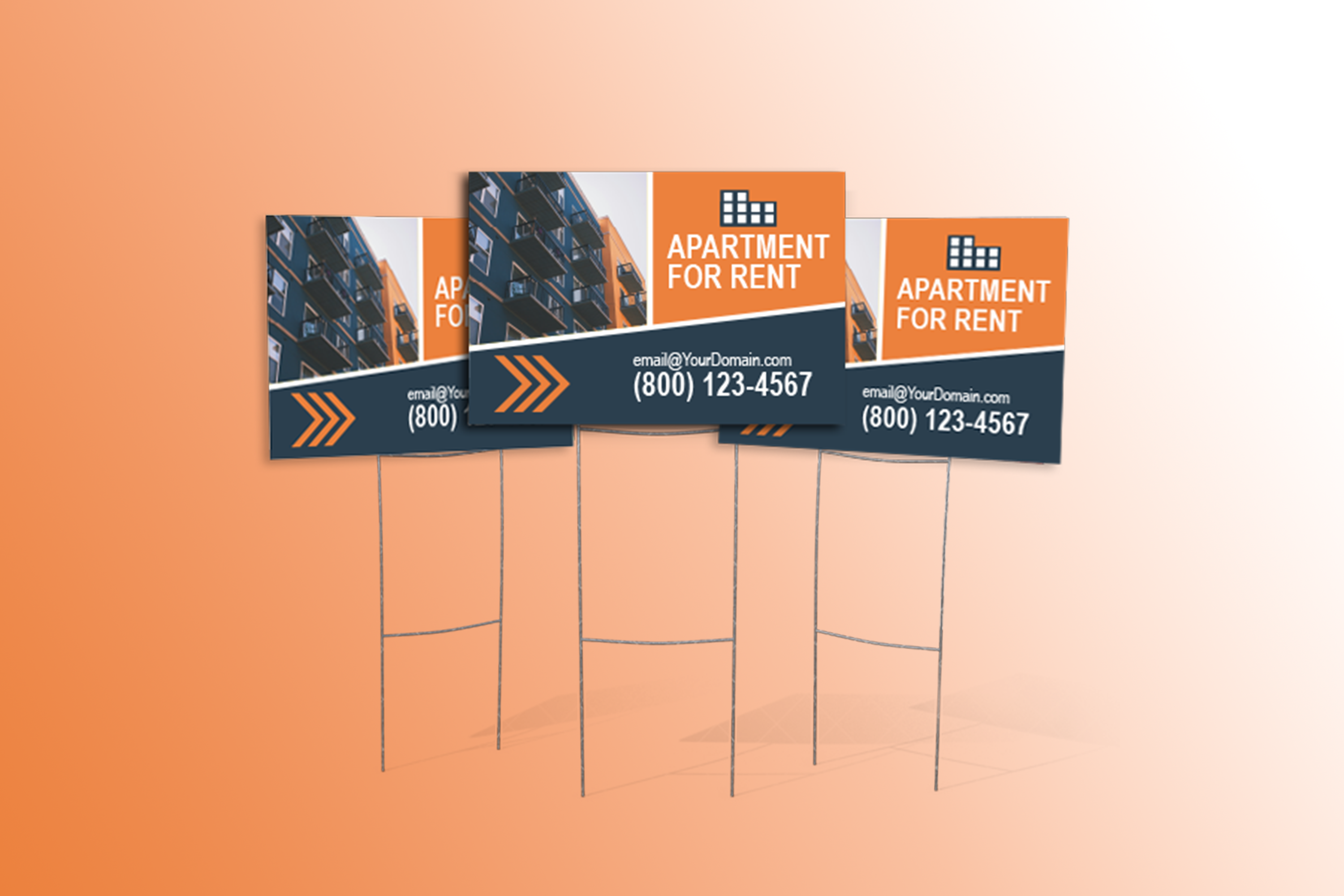 18x12 Yard Sign Design Template