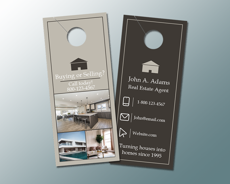3.5x8.5 Door Hanger Template
