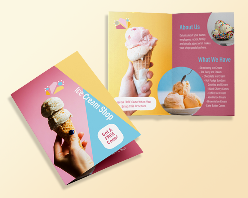 9x12 Half-Fold Brochure Template