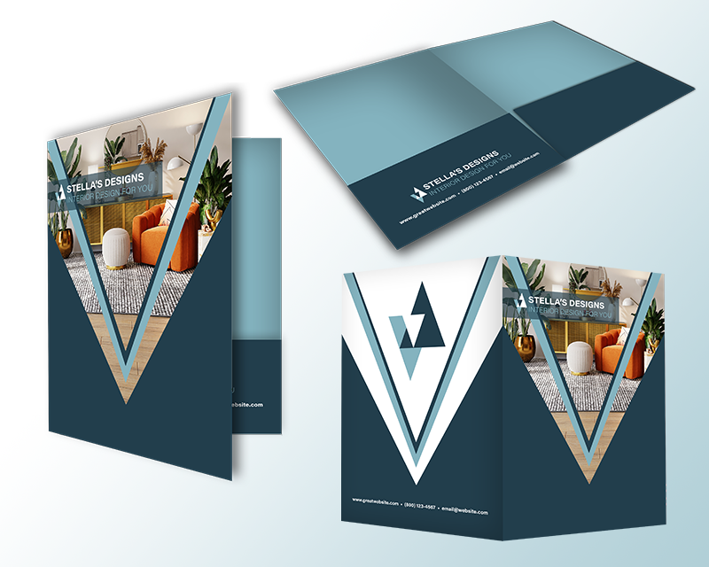 9x12 Pocket Folder Template