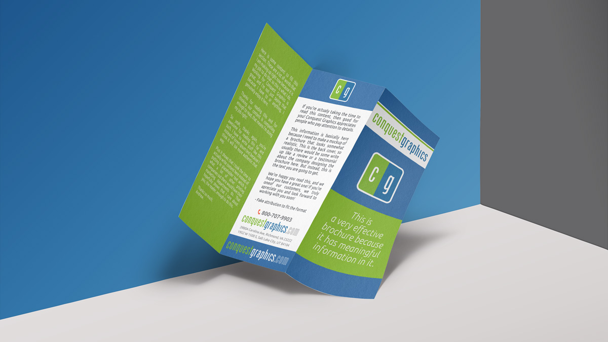 The first step to making effective, cheap brochures is knowing your customer and your product fully.