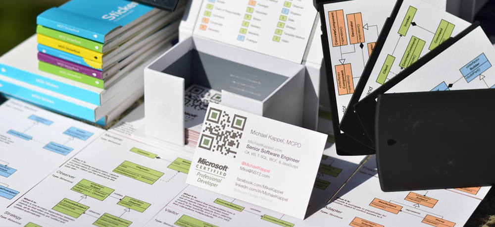 QR codes allow viewers with a smart phone to scan it and go directly to your specified URL. 