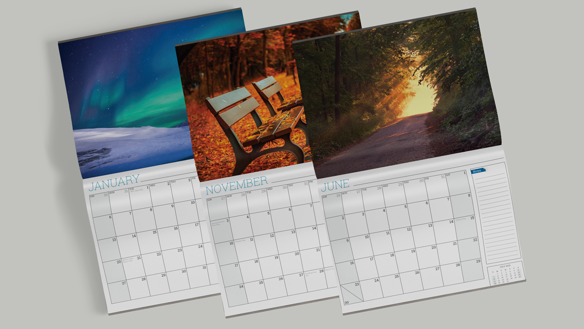 Conquest Graphics offers a brand new 2019 calendar creator for you to create your very own branded calendars.