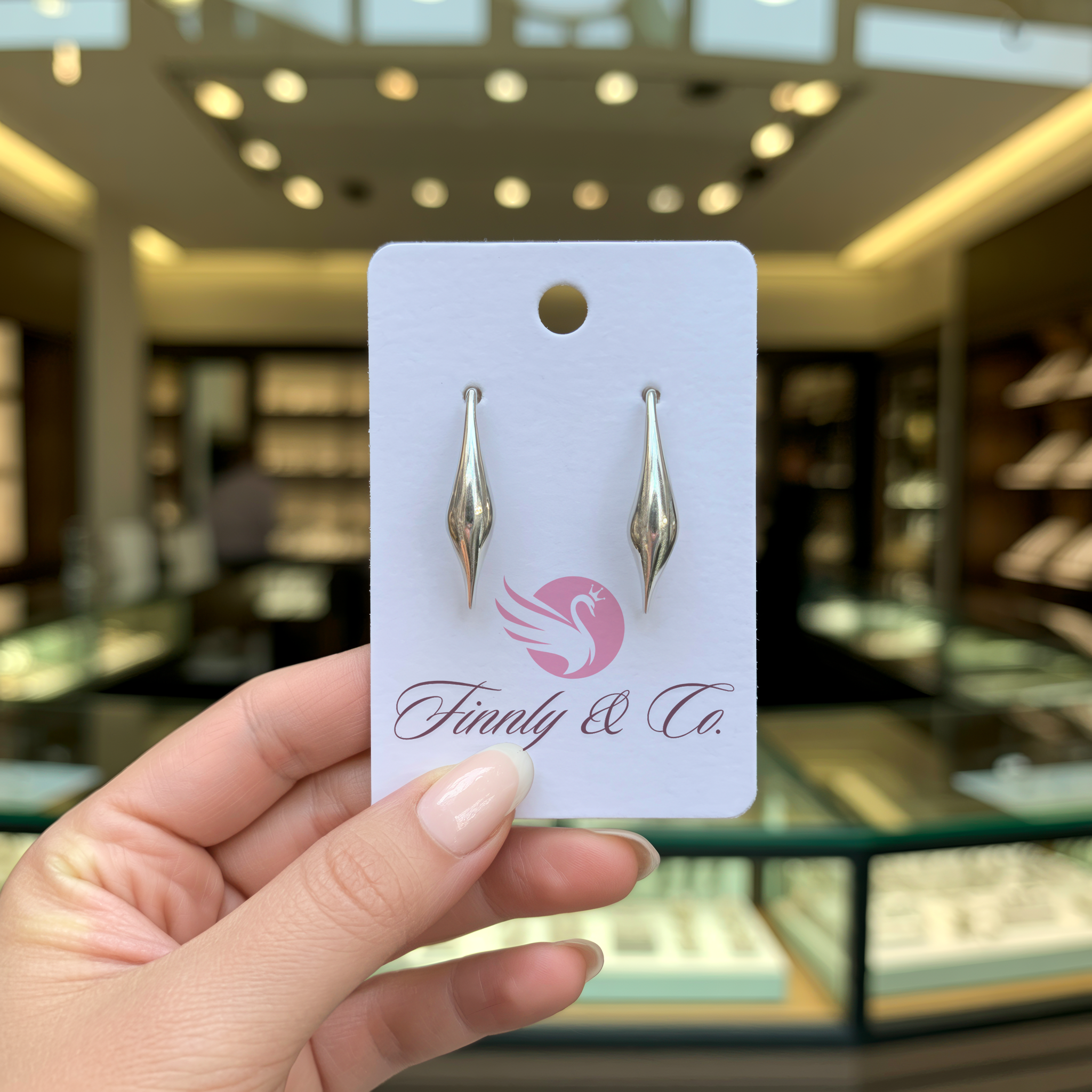 custom jewelry backing cards
