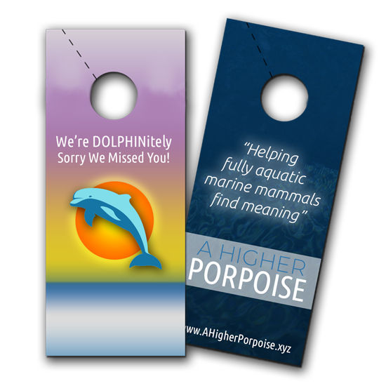 Printing door hangers with Conquest Graphics has never been easier. Use our web-to-print process and digital proofing to get a faster turnaround.