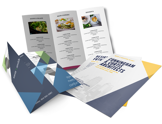 Flyers, Brochures, & Menus