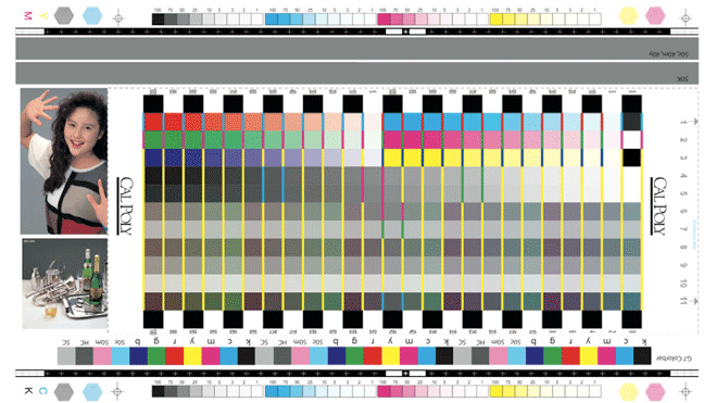 G7 Print Calibration Sample Sheet