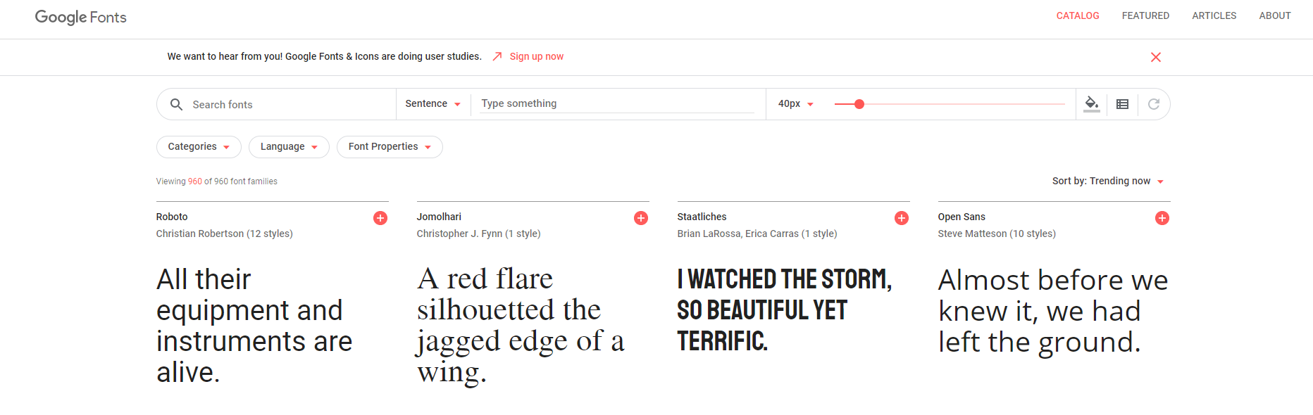 Google Fonts