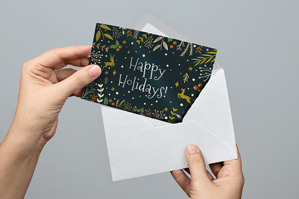 Metallic Greeting Cards