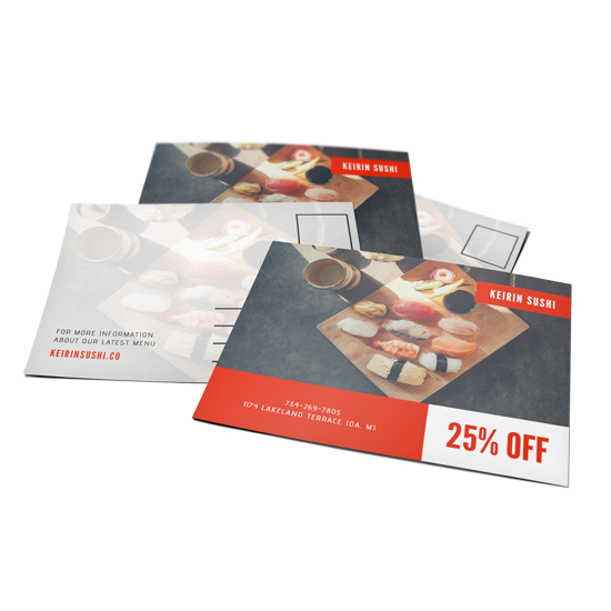 Postcard Printing with Conquest Graphics is easier than it would be with other web to print printers out there.