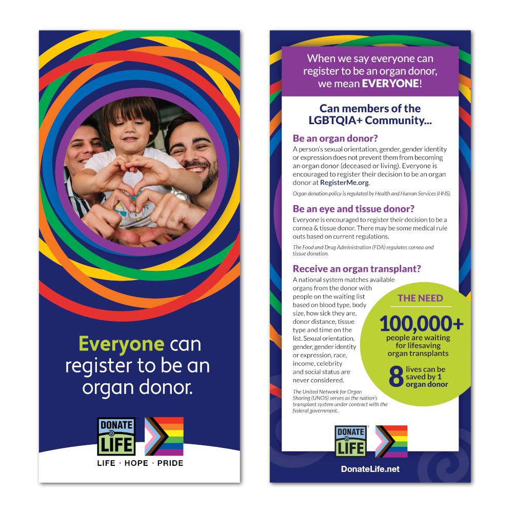 DLA LGBTQ+ Rack Card