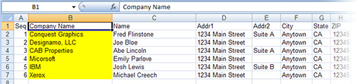 Sample-Mailing-List