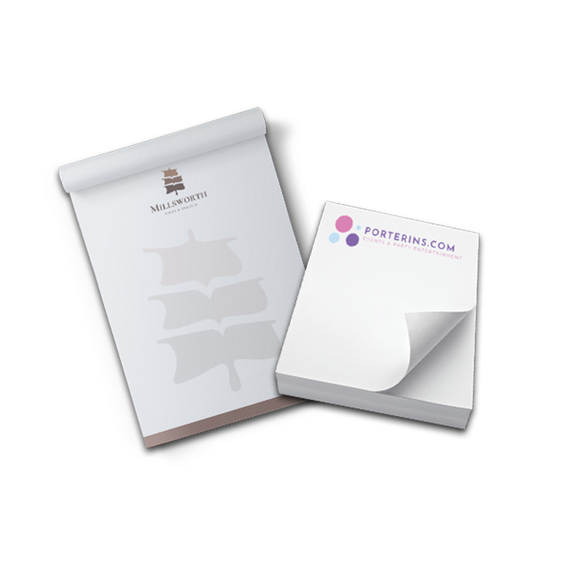 Custom Note Pads and Sticky Notes