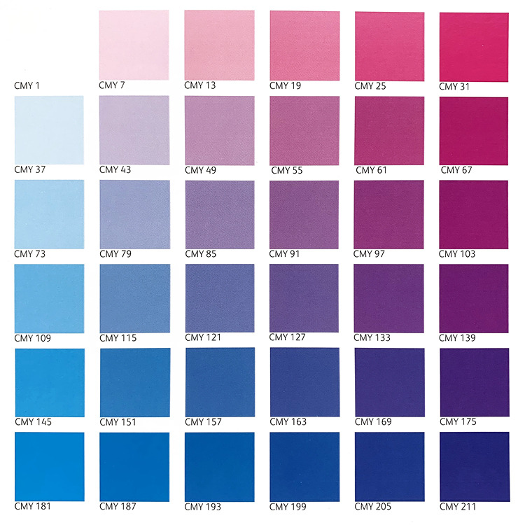 Metallic Ink Swatches - CMYK Only